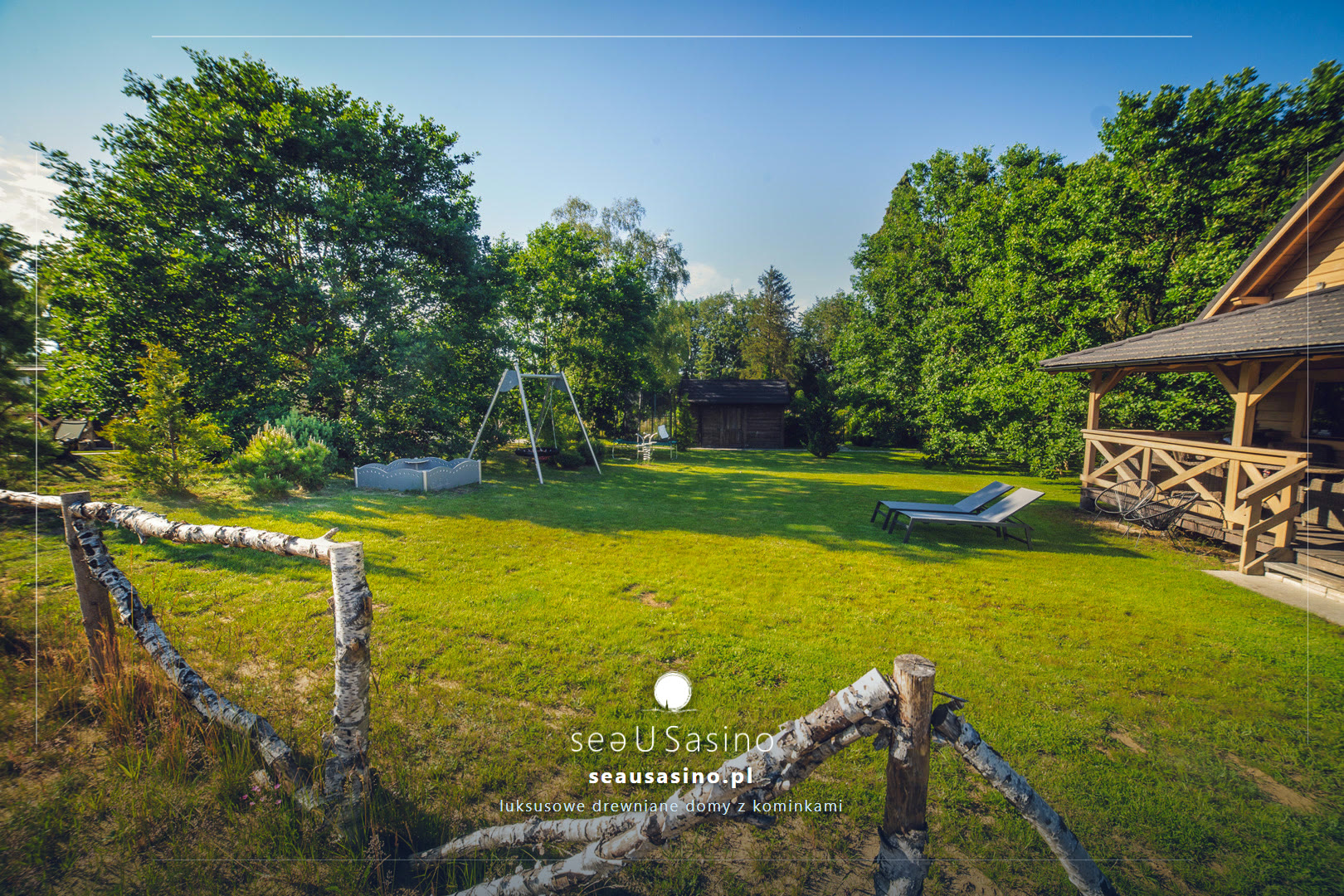 Apartamenty SeaUSasino - Ogród - Widok Dom Sasino