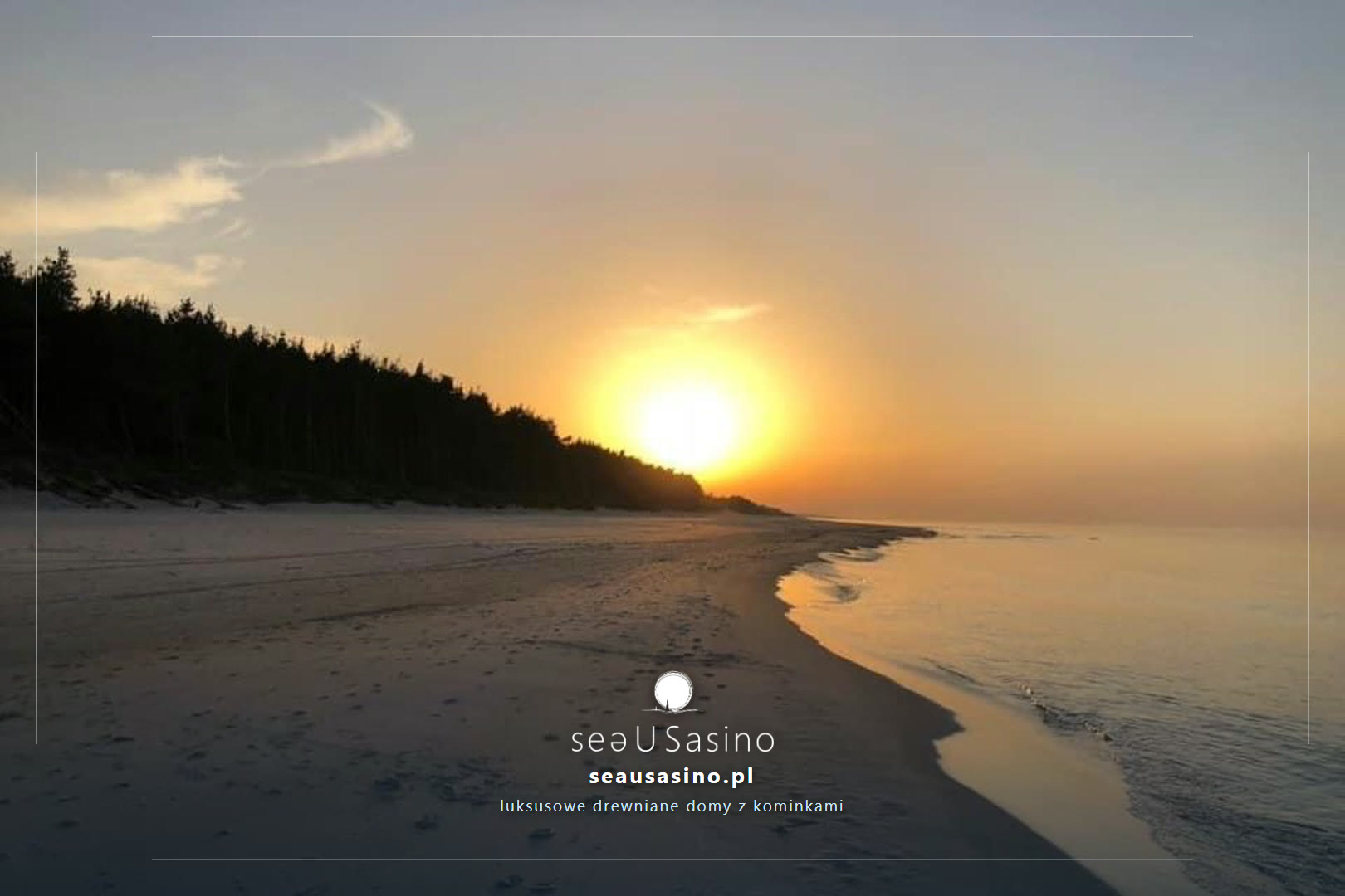 Plaża Ulinia - zachód słońca- źródło Materiały SEAUSASINO