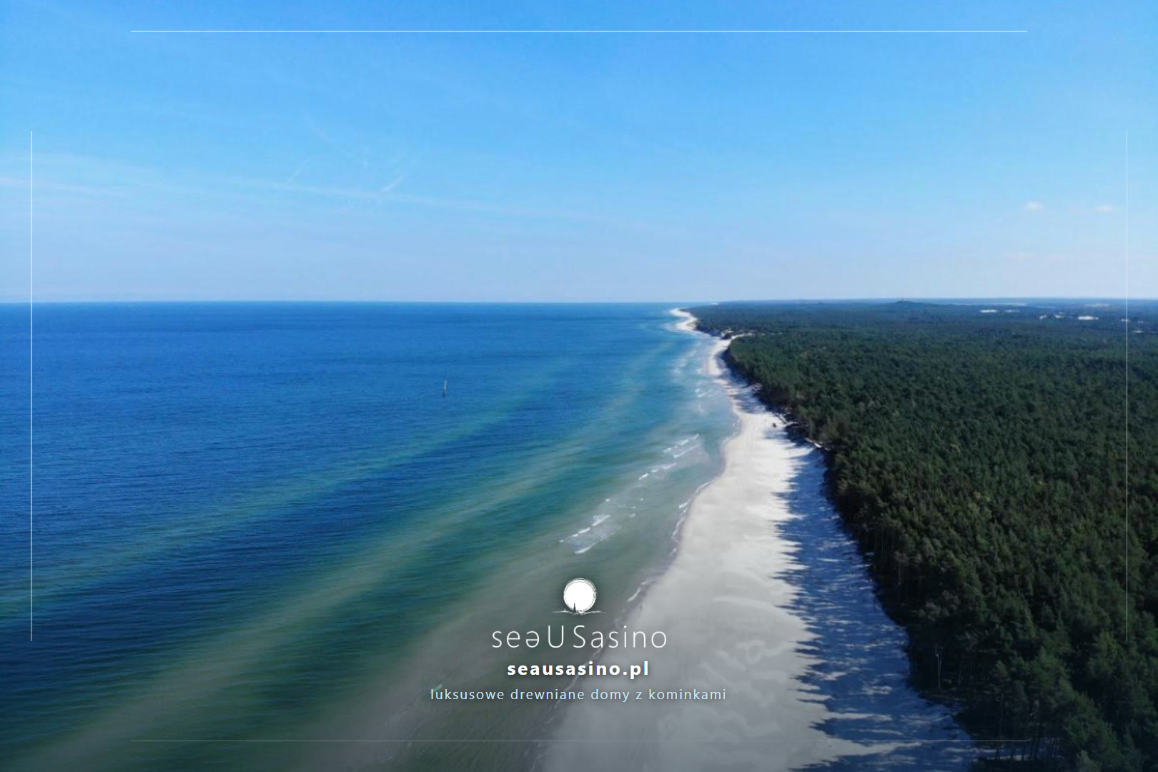 Morze Bałtyckie o widok na Plaże Stilo i Ulinia - - źródło Materiały SEAUSASINO