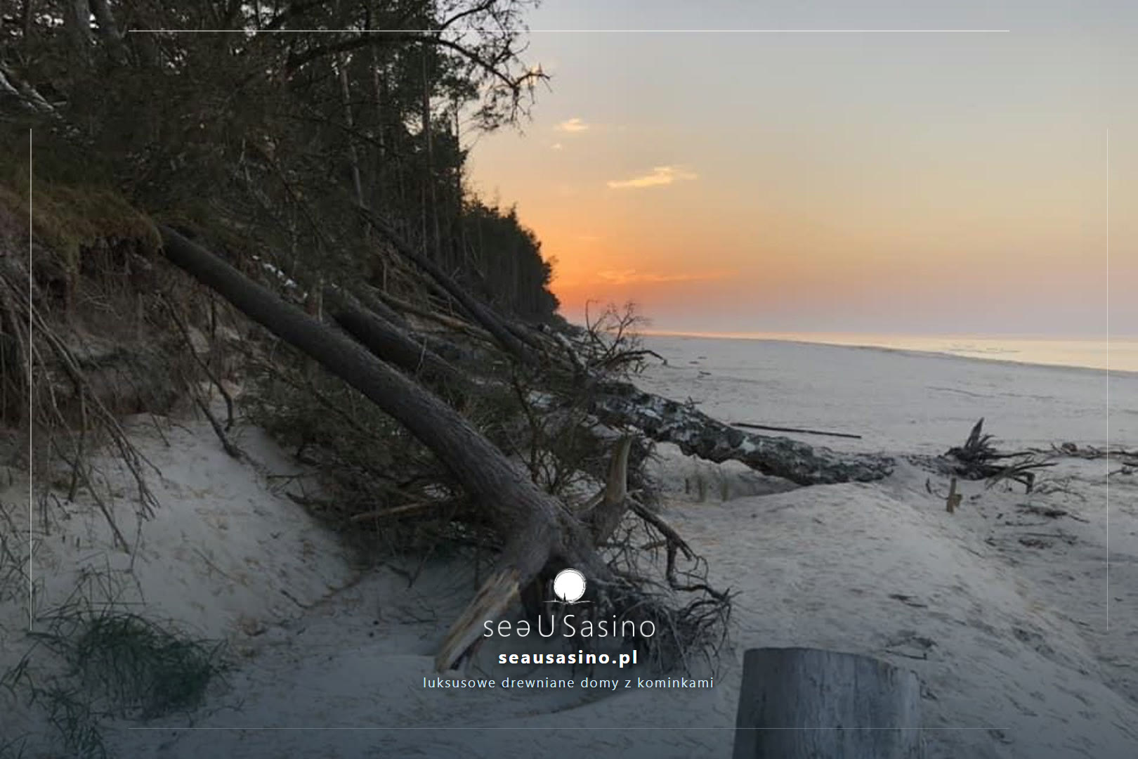 Plaża Ulinia - zachód słońca - źródło Materiały SEAUSASINO